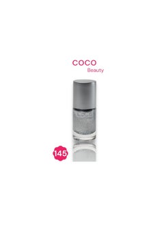 Coco Nail Polish No145 Cool Silver- 12ml  - Image 2
