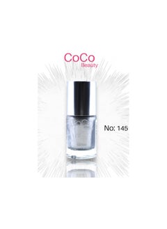 Coco Nail Polish No145 Cool Silver- 12ml  - Image 3
