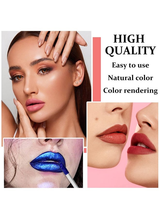 QIUFSSE Peel Off Lip Stain Lip Tint Matte Liquid Lipstick Nude Lip Gloss Long Lasting Waterproof Lip Tint Stain Non-Stick Cup Peel Off Lipstick Lip Makeup For Women Girls - 01 - Image 1