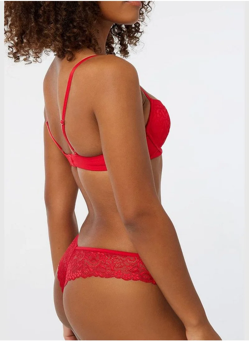 ارديني Lace Back Seamless Cheeky Brief