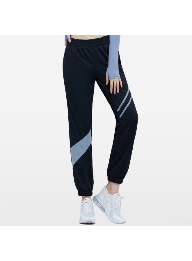 Quick Dry Running Trousers Women Elastic Waist Workout Pants With Pocket Fitness Sweatpants Female Loose Joggers Activewear  - Image 1