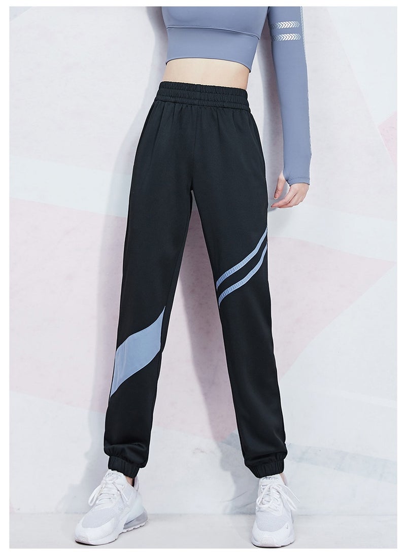 Quick Dry Running Trousers Women Elastic Waist Workout Pants With Pocket Fitness Sweatpants Female Loose Joggers Activewear  - Image 2