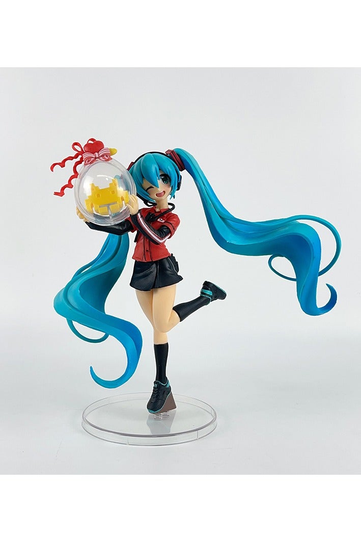 general Hatsune Miku game uniform Hatsune model anime figure ornament beautifully restores the character image and can be used as room decoration ornaments - Image 1