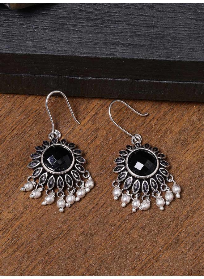 VOYLLA Work Essentials Round Cut Gem Earrings - Image 1