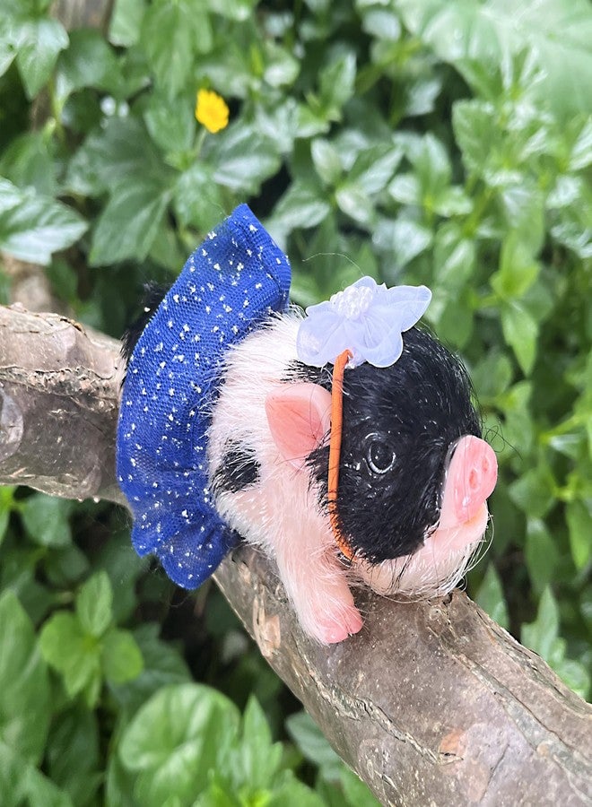 OtardDolls Reborn Piggy Dolls, 5 Inch Full Silicone Soft Lifelike Mini Pig Dolls Mini Realistic Newborn Cute Realistic Animals Pig Toy for Happy Birthday, Christmas - Image 3