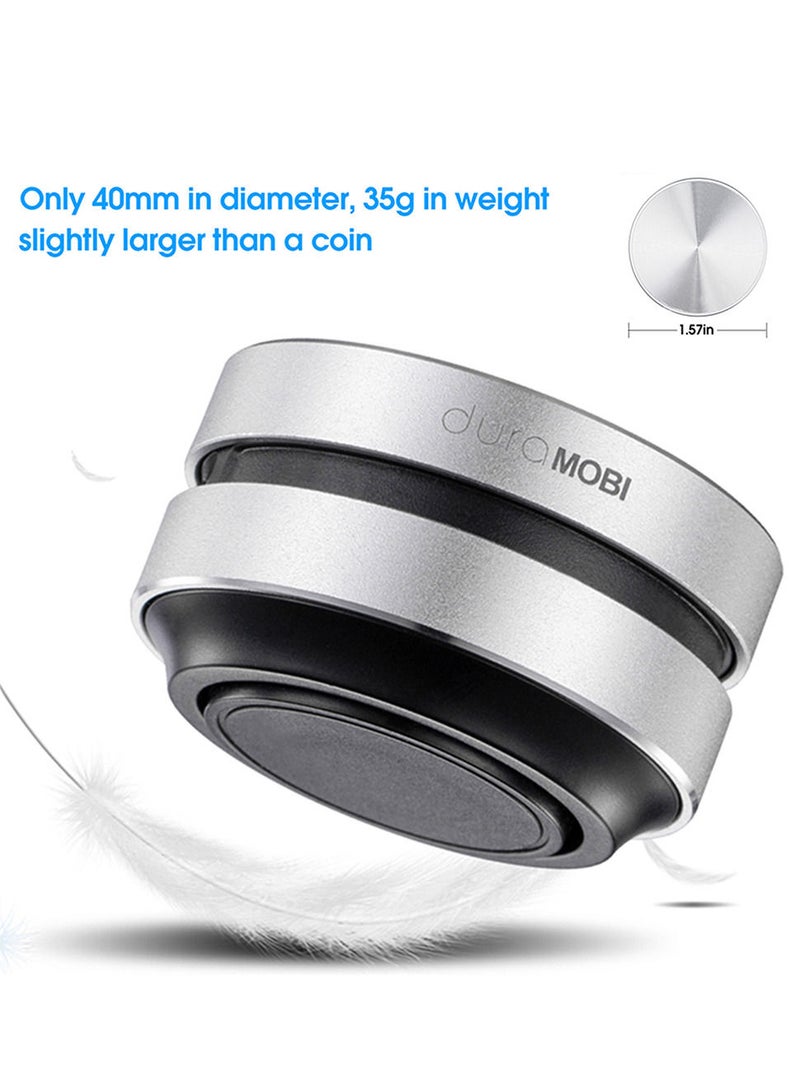 dura MOBI حزمة واحدة من مكبرات الصوت BT لاسلكيًا، مكبرات صوت صغيرة محمولة بصوت عالٍ وصوت ستيريو مدمج وصندوق صوت فضي - Image 5