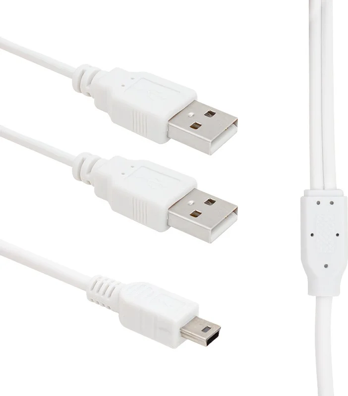 AYT Powermaster USB 2 A Male Mini USB 5 Pin 1 Meter Cable Auto Vehicle Camera Navigation Cable Usbli