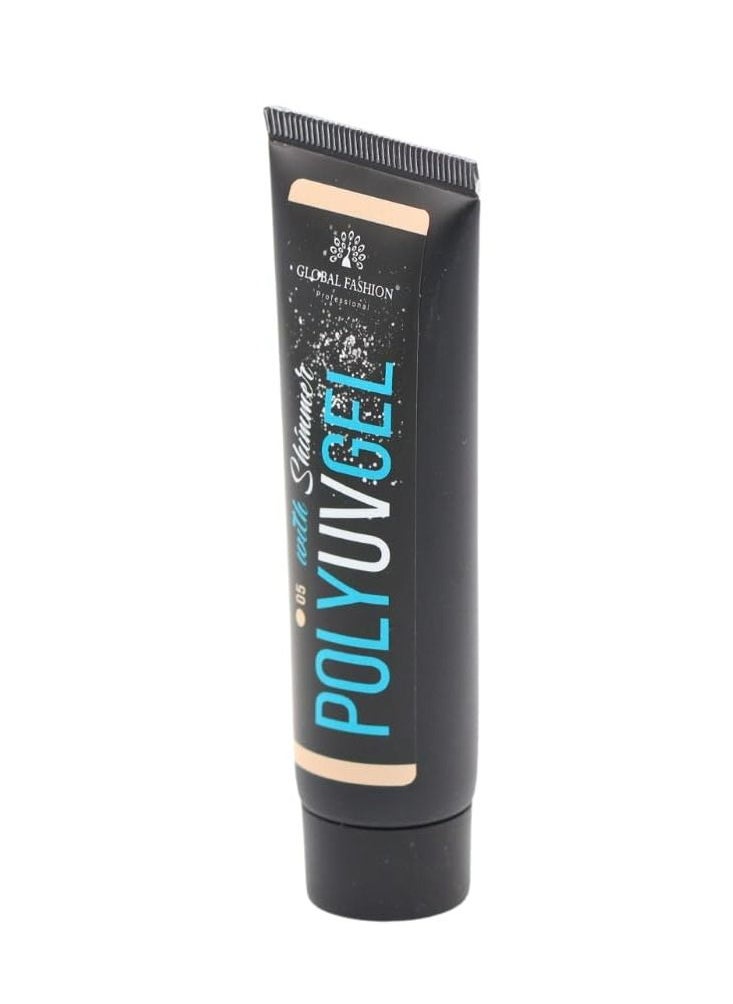 GLOBAL FASHION Global Fashion Professional Poly UV Gel with Shimmer: Long-Lasting, Salon-Quality Nails in Stunning Colors | (05)  - Image 4