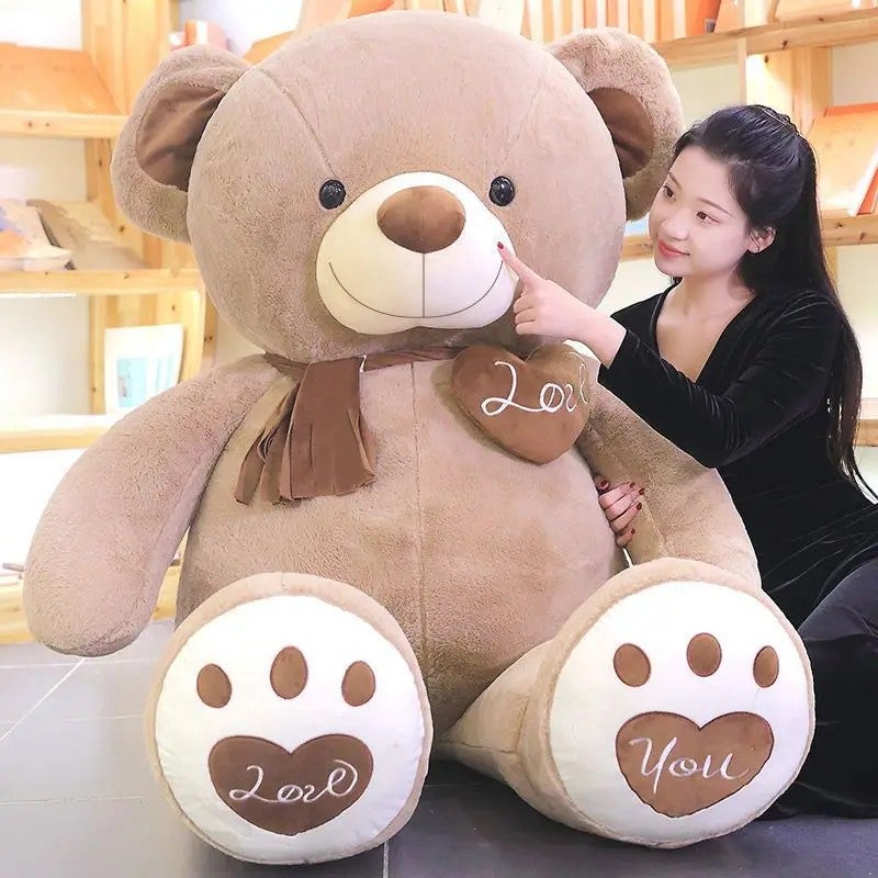 Y&D 80cm~180cm Valentines Teddy Bear Plush Toy Giant Teddy Bear for Bedtime Stuffed Animal Toys Love Teddy - Image 4