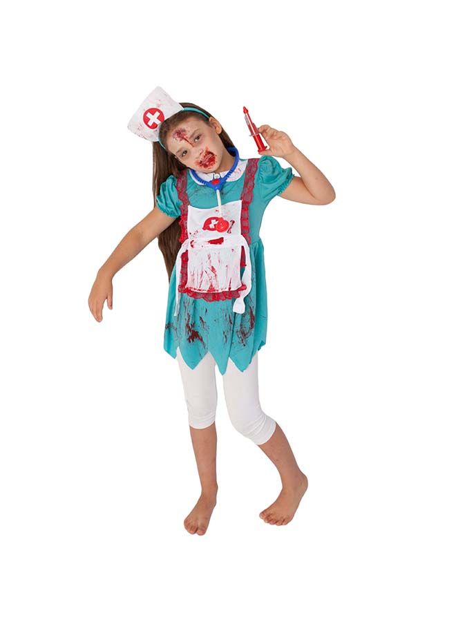 Party Magic Zombie Nurse Girl Costume M