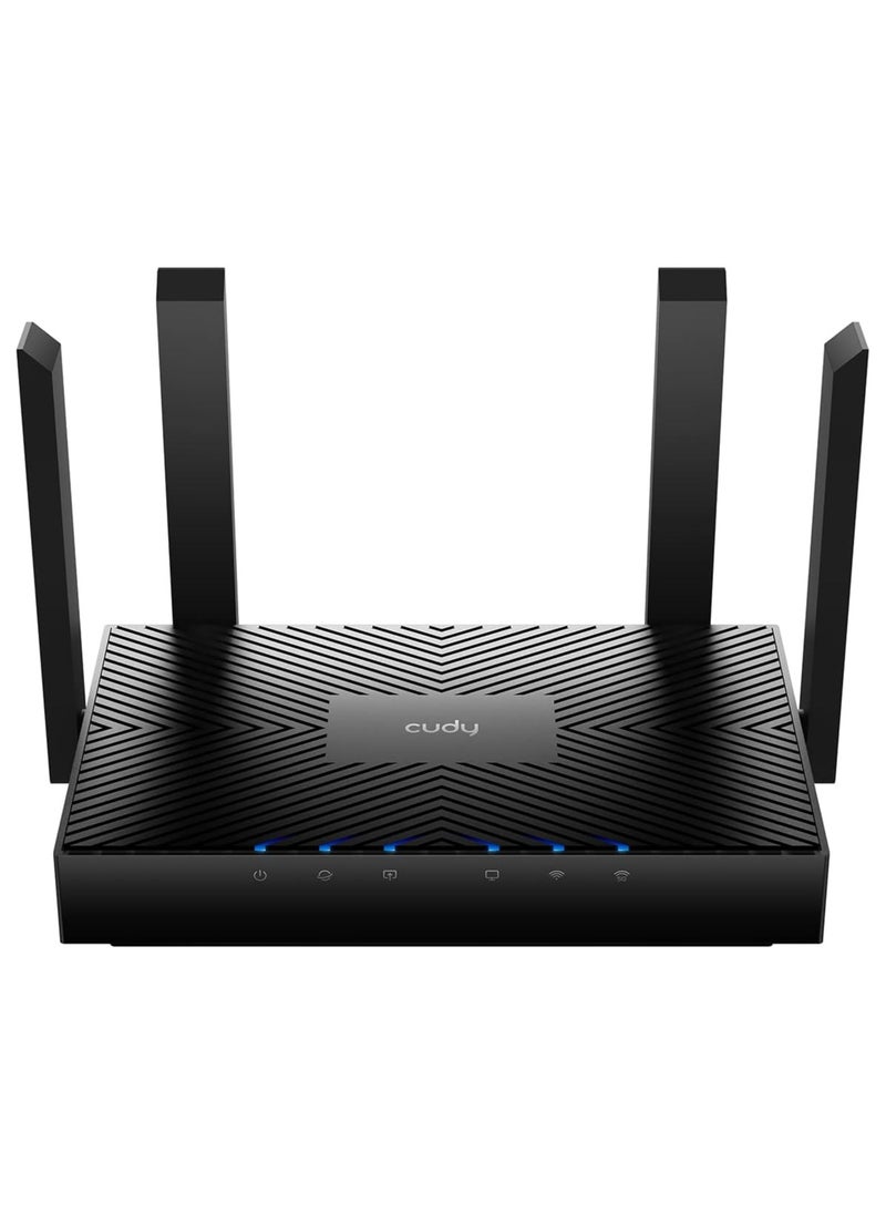 cudy - AX3000 Dual Band Wi-Fi 6 Router, Mesh Wi-Fi Router, 802.11ax Internet Router, 160MHz, MU-MIMO, OFDMA, WireGuard, OpenVPN, WPA3, WR3000, Ethernet - Image 1