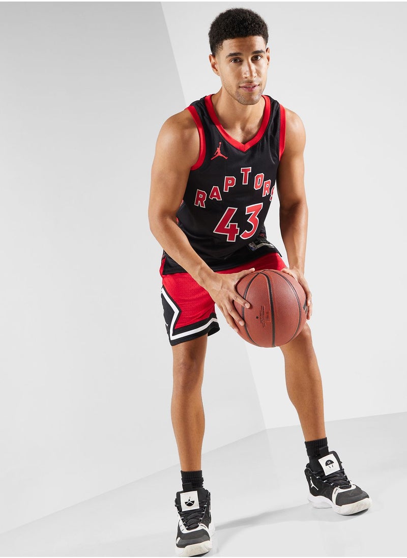 Jordan - Toronto Raptors Dri-Fit Swimming Icon Jersey - Image 1