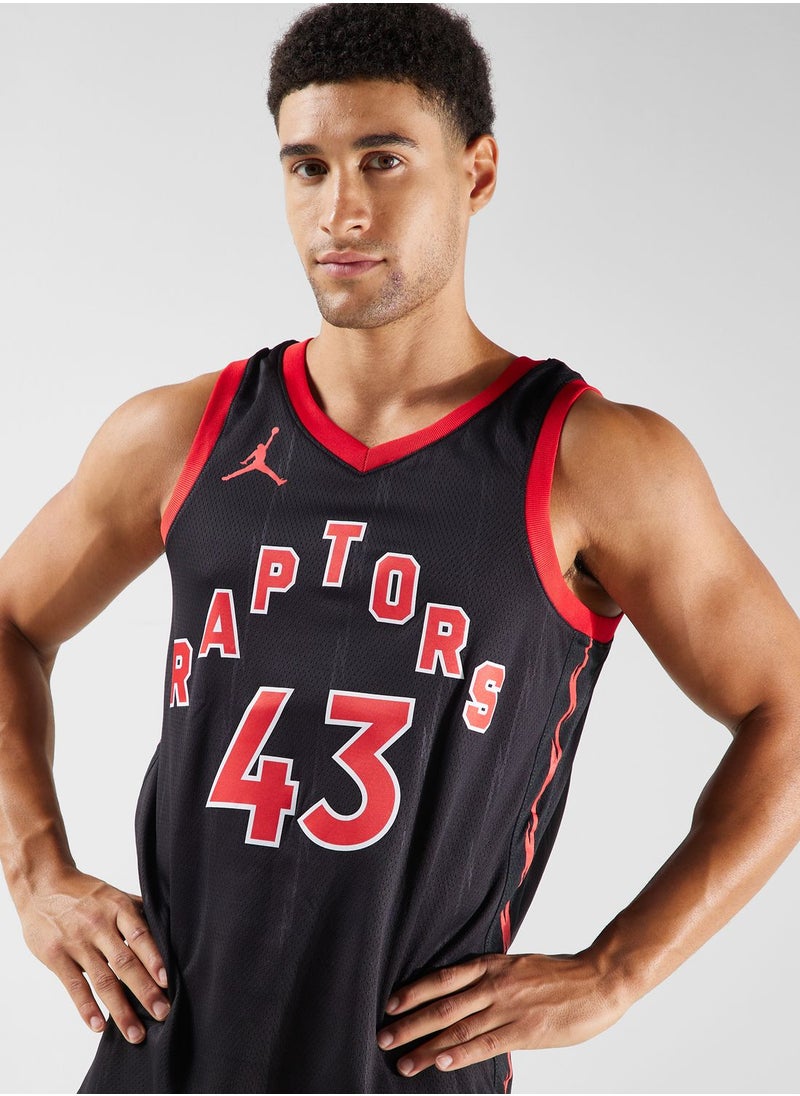 Jordan - Toronto Raptors Dri-Fit Swimming Icon Jersey - Image 1
