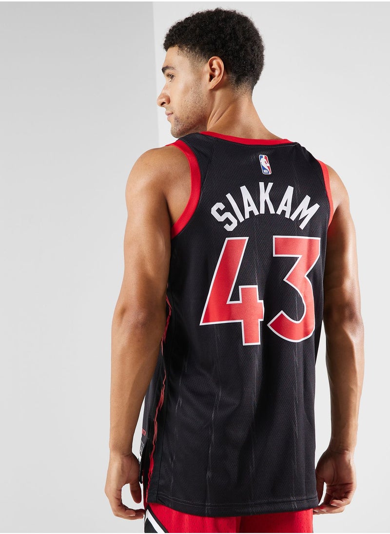 Jordan - Toronto Raptors Dri-Fit Swimming Icon Jersey - Image 1