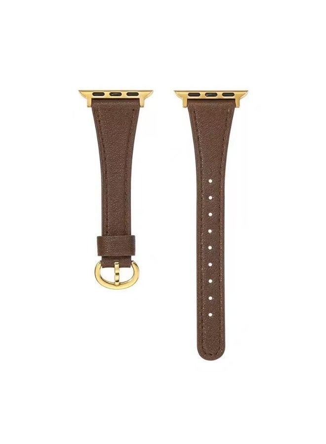 ماك جاباجز Horseshoe buckle strap is suitable for AppleWatch small waist iWatch female Apple Watch advanced watch chain. - Image 3