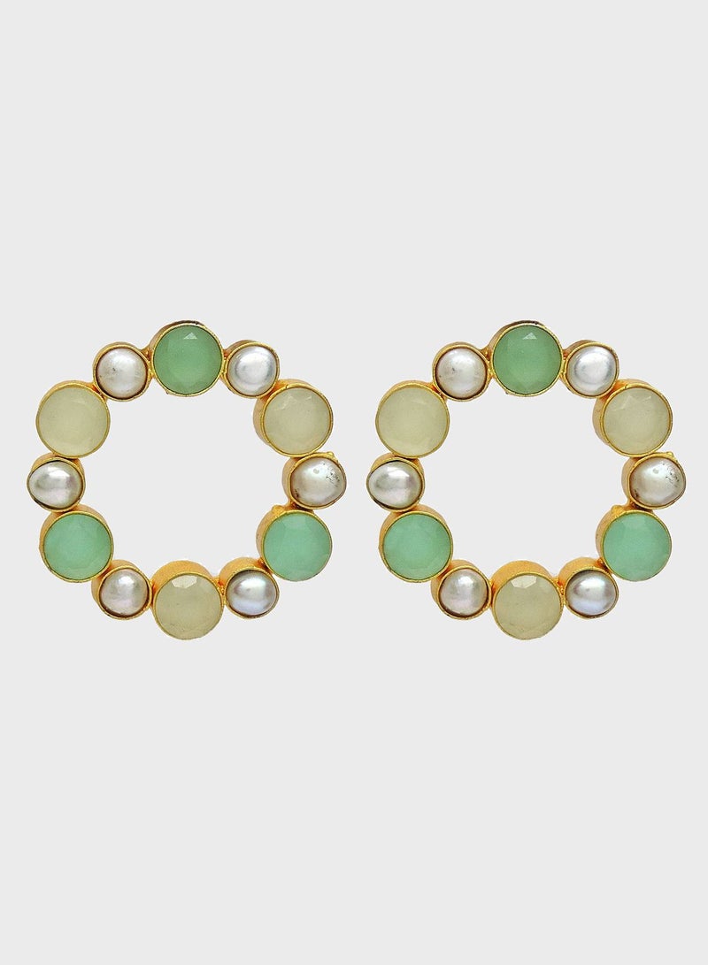 DORI Verde Drop Earrings  - Image 1