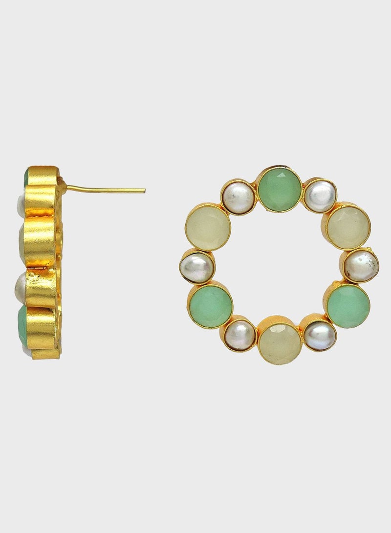 DORI Verde Drop Earrings  - Image 2