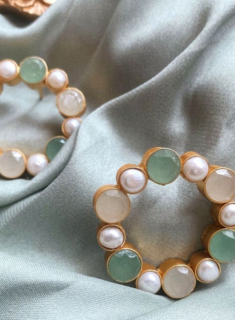 DORI Verde Drop Earrings  - Image 3