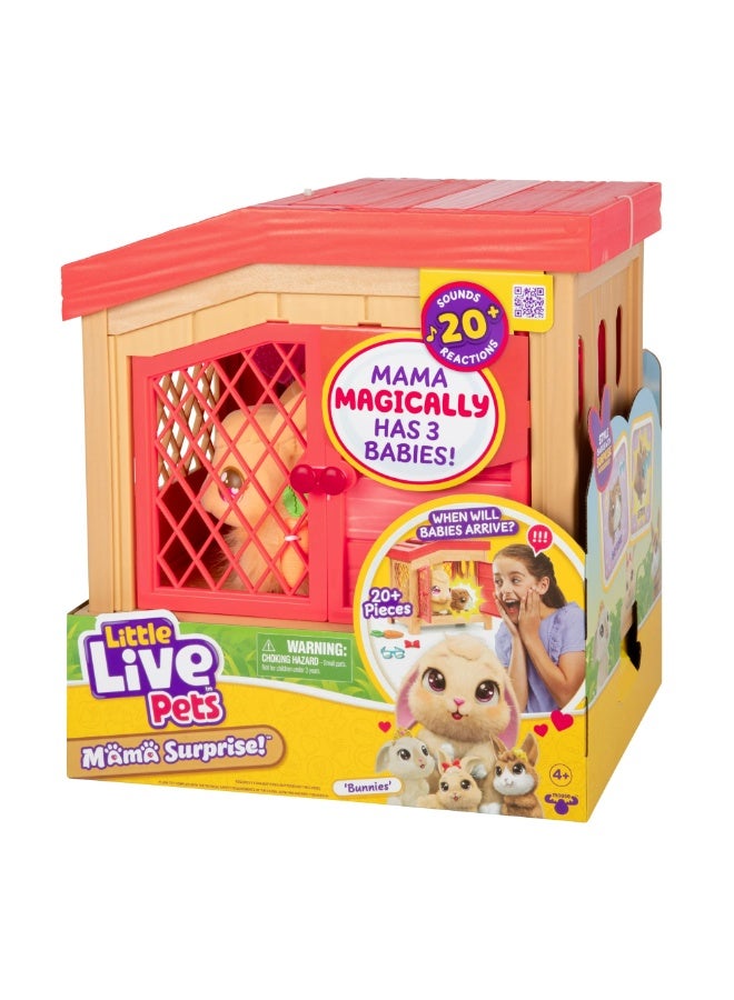 Little Live Pets Mama Surprise Rabbit In Cage 26761 - Image 1