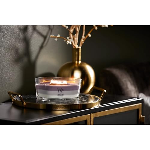 WoodWick Amethyst & Amber Gifts for Women and Men, 16 oz Ellipse Trilogy Candle with Crackling Wick - Image 4