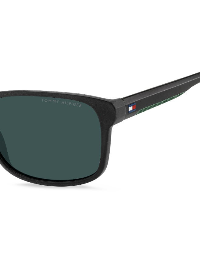TOMMY HILFIGER TH 2325/S Sunglasses Black Rectangular - Image 5