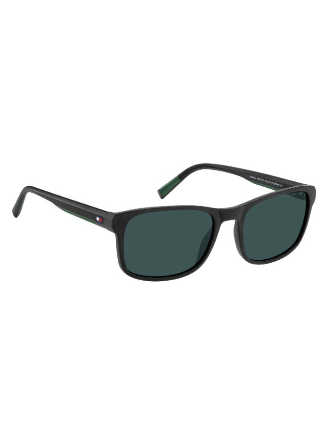 TOMMY HILFIGER TH 2325/S Sunglasses Black Rectangular - Image 2