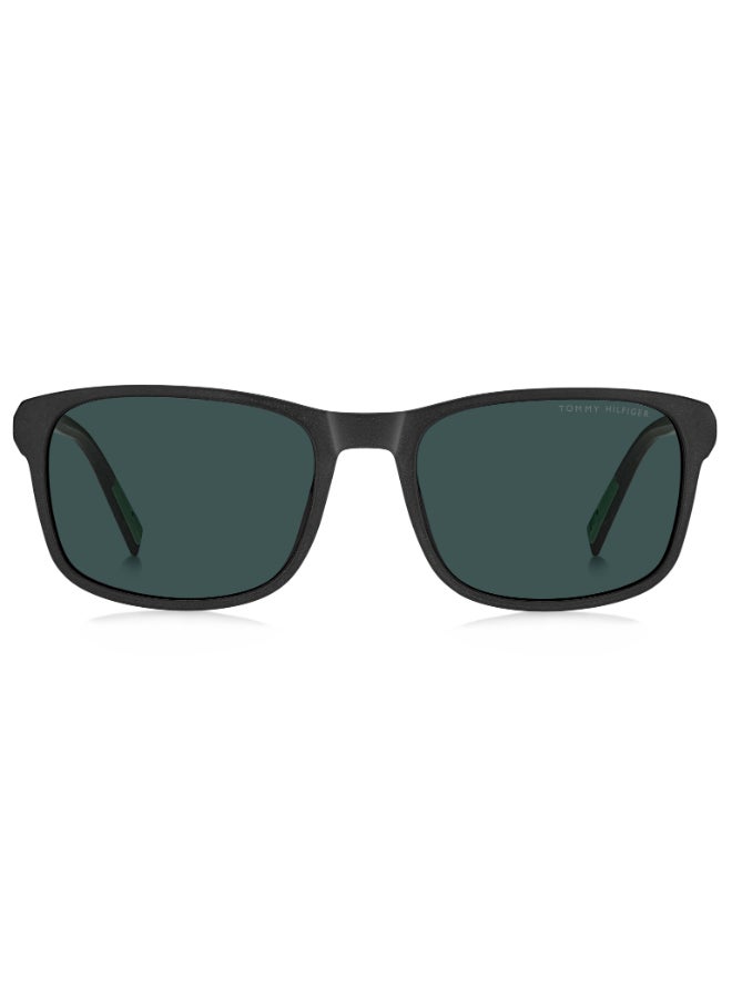 TOMMY HILFIGER TH 2325/S Sunglasses Black Rectangular - Image 3