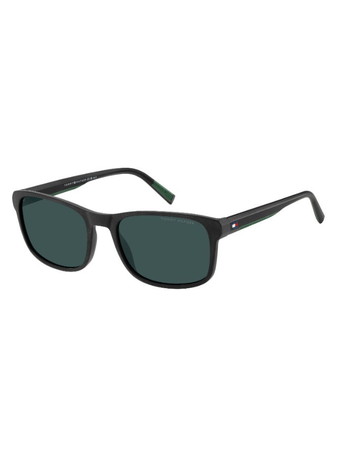 TOMMY HILFIGER TH 2325/S Sunglasses Black Rectangular - Image 1