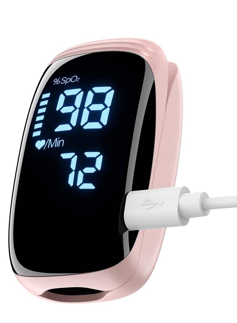 Furtey Rechargeable finger pulse oximeter blood oxygen saturation meter suitable for outdoor sports and family use  - Image 1