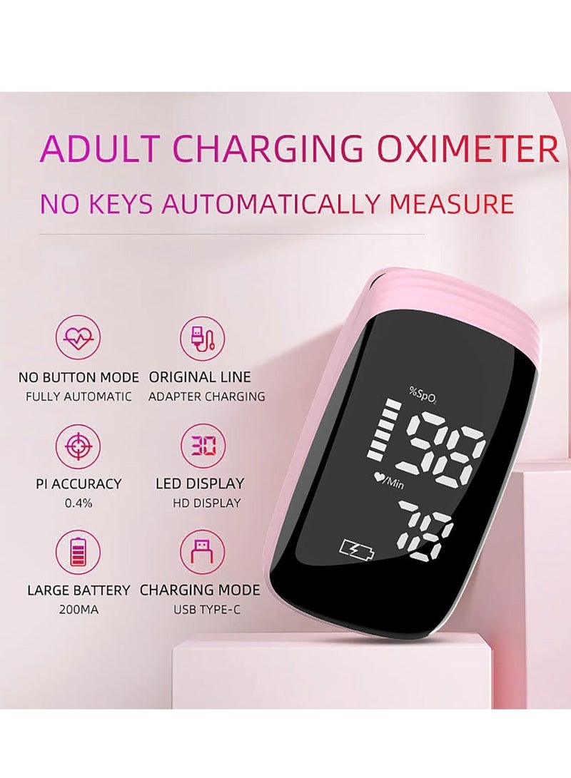 Furtey Rechargeable finger pulse oximeter blood oxygen saturation meter suitable for outdoor sports and family use  - Image 4