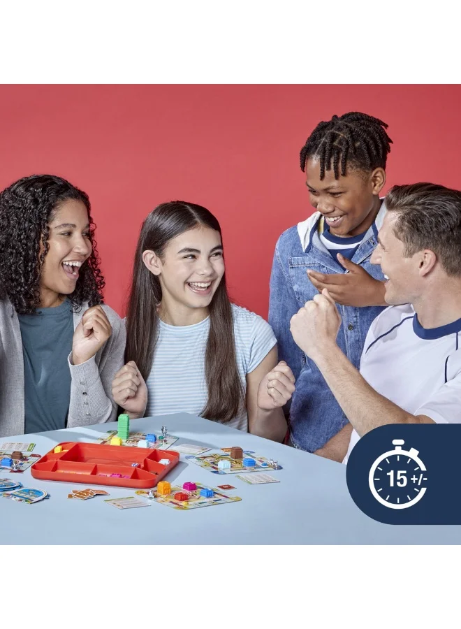 Monopoly GO! Board Game | Inspired by the Popular Mobile Board Game | Ages 8+ | 2-4 Players | 15 Mins. | Family Games | Travel Games for Kids and Adults
