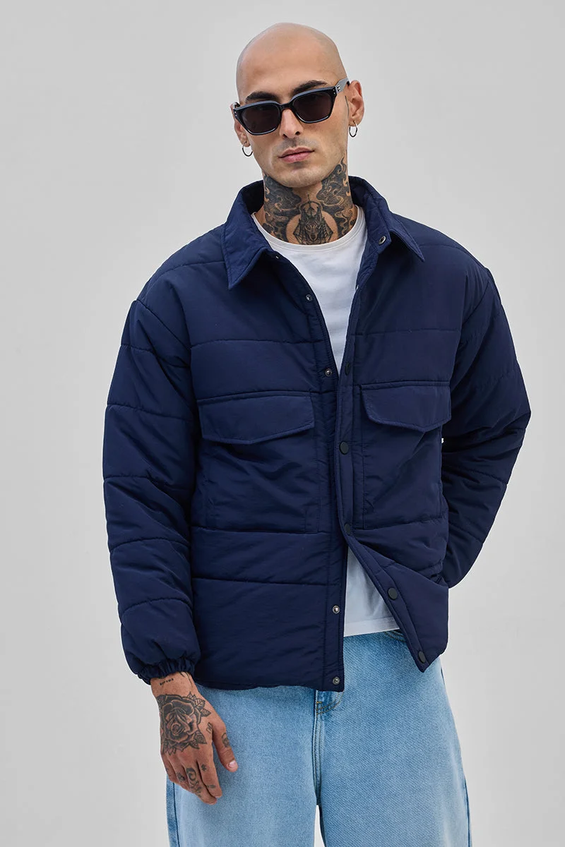 سنيتش جاكيت بجيبين بأزرار كبس