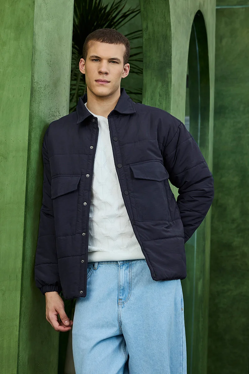 سنيتش جاكيت بجيبين بأزرار كبس