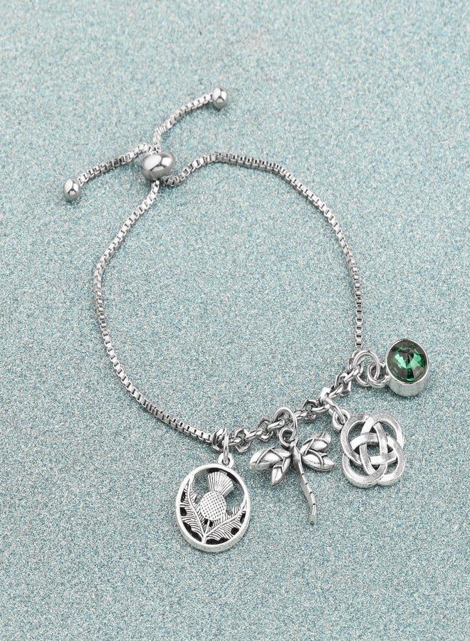 لوجيب بيردجوت مجوهرات مستوحاة من مسلسل Lywjyb Birdgot التلفزيوني، سوار سحر اليعسوب من Scottish Thistle Gifts (بطاقة سحر اليعسوب) - Image 5