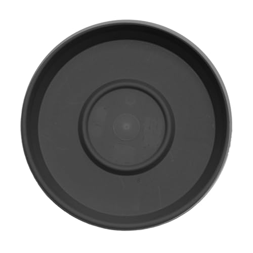 Bloem Terra Resin Saucer Tray: 9.25" Bottom Width - Black - Matte, Durable, Ribbed Bottom, Indoor and Outdoor, Fits 12" Terra Pots, Made in USA - Image 4