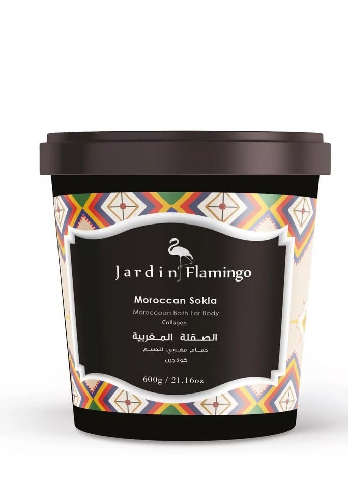 Jardin Flamingo - Moroccan Sokla Collagen 600G - Image 1