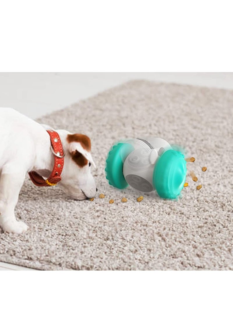 DUNISO Interactive Food Toy for Dog and Cats Pet Food Dispensor Tumbler Dog Treat Toy Slow Feeder Treat Dispensing Puzzle Toys Robot Shape Dog Toys Blue - Image 5