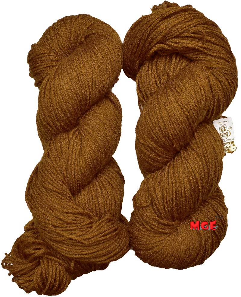 Oswal Knitting Yarn Martina Wool, Crave Wool Brown 200 gm Best Used with Knitting Needles, Crave Wool Crochet Needles Wool Yarn for Knitting. by Oswal - Image 4