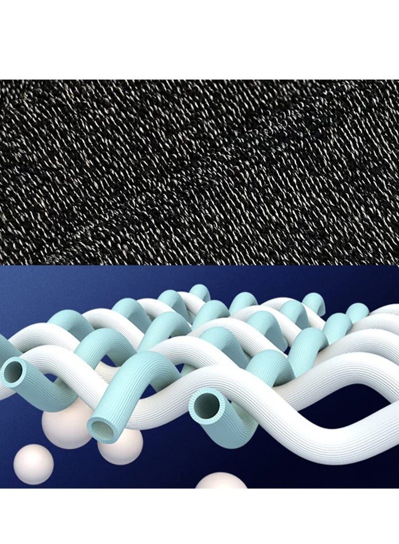 عام قفازات أصابع الألعاب المكونة من 4 قطع، مع صندوق تخزين المعادن، ألياف فضية مرئية بنسبة 100 ٪، ضغط صحيح/قابل للتنفس/مضاد للعرق (فضية) - Image 4