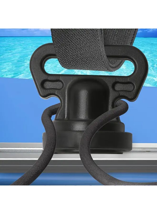 مجموعتان من روابط تثبيت قوارب الكاياك ثقيلة التحمل من ABS البحري بسكة قابلة للتعديل في الارتفاع - Image 5