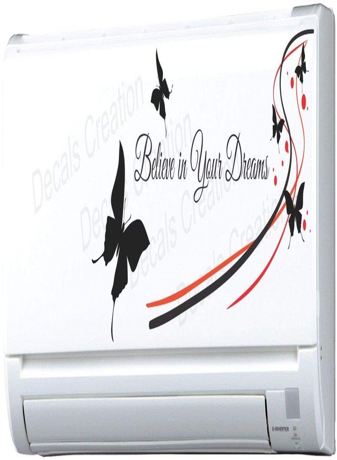 Decals Creation™ Air Conditioner Sticker, Ac Stickers, Split Ac Stickers Standard Size - Image 2