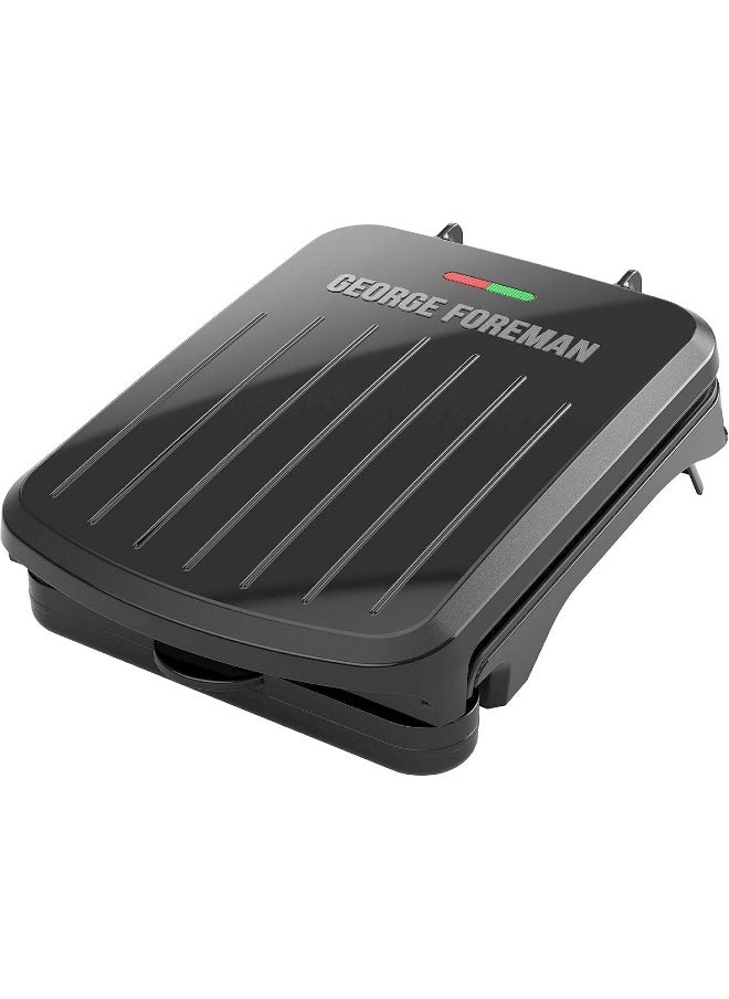 George Foreman George Foreman Panini Indoor Electric Grill and Press - 2 Servings - Black  - Image 1