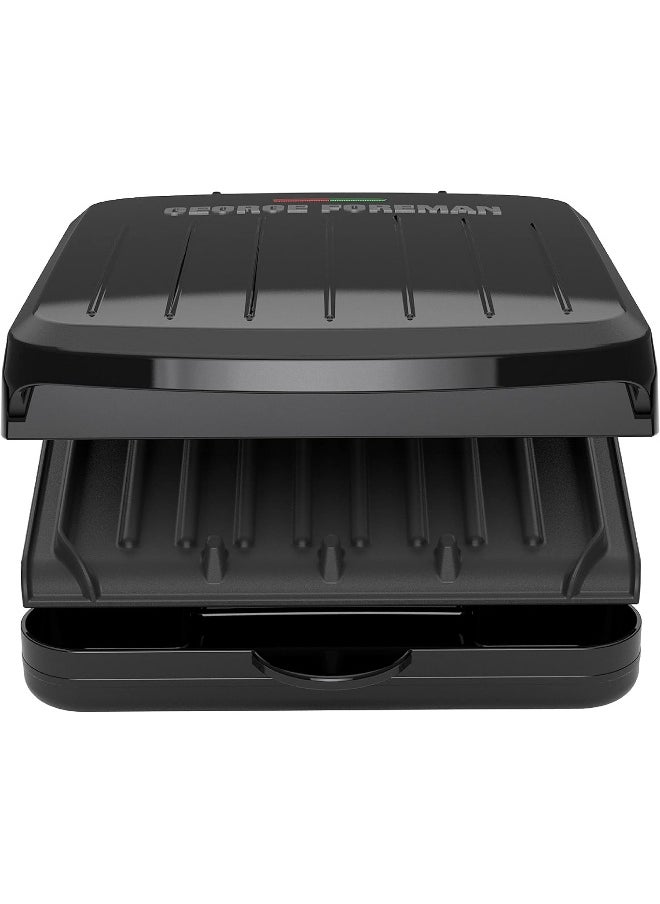 George Foreman George Foreman Panini Indoor Electric Grill and Press - 2 Servings - Black  - Image 2