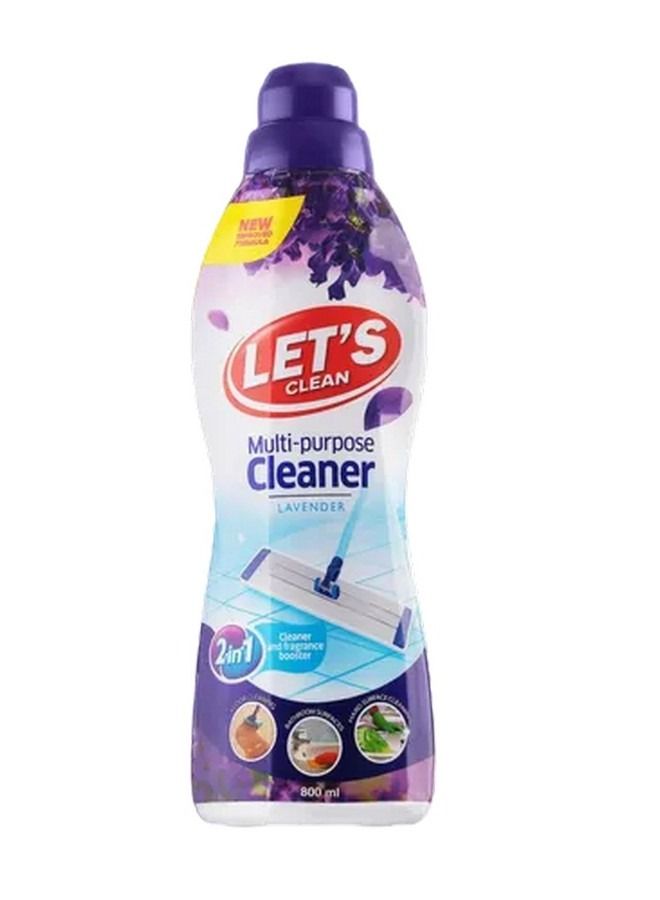 LET'S CLEAN Multi-Purpose Cleaner Lavender 800ml - Image 1
