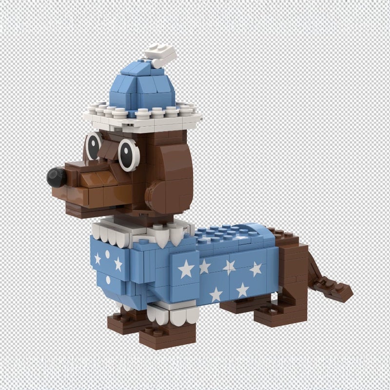 Dog Lover Building Blocks Set - Compatible DIY Model - Image 2