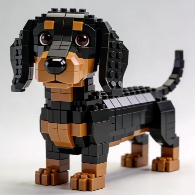 Dog Lover Building Blocks Set - Compatible DIY Model - Image 1