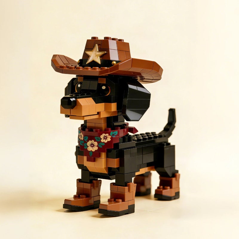 Dog Lover Building Blocks Set - Compatible DIY Model - Image 3