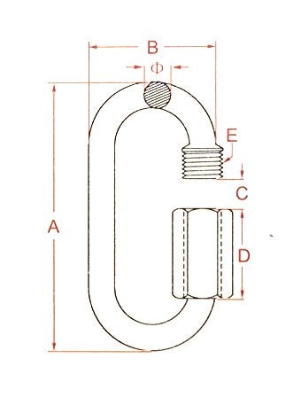 US Stainless 10 Pieces Stainless Steel 316 Quick Link 4mm (5/32") Marine Grade - Image 4