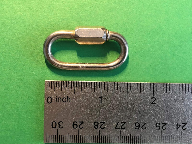 US Stainless 10 Pieces Stainless Steel 316 Quick Link 4mm (5/32") Marine Grade - Image 2
