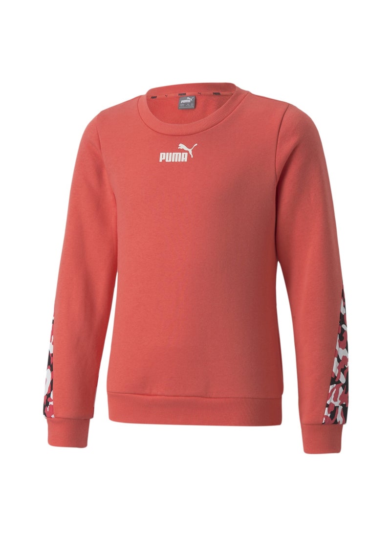 PUMA Alpha Kids Girls Crew Neck Sweatshirt  - Image 1